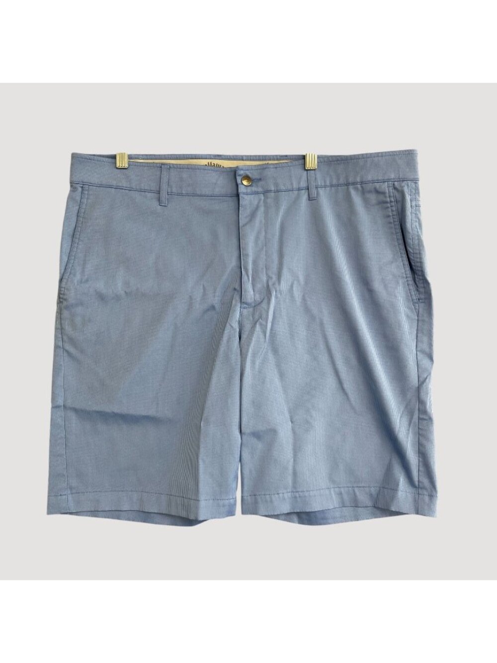 Callaway Men's 38 Light Blue Golf Shorts Polyester Blend Comfortable Fit P0314